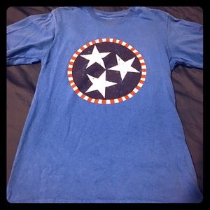 Tennessee Tri-Star Logo T-Shirt Size M